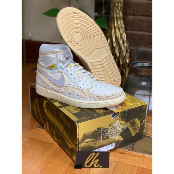 Mens 10 Air Jordan 1 Retro High OG SP “Union LA” Athletic Basketball Sneakers FD - Picture 8 of 10